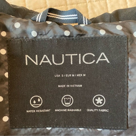 🍀Nautica Black Hooded Bib Raincoat - Picture 4 of 5